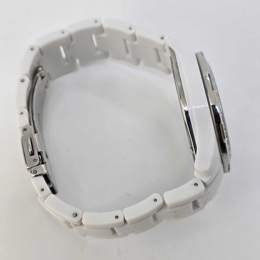 Relic Watch Women 38MM White Dial‎ Day Date White Band 6" Wrist New Battery - Picture 11 of 12